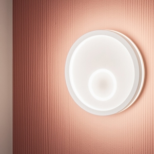 Melania applique da parete gea luce led 40w 4000k bianco