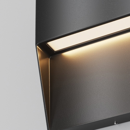 Maytoni mane segnapasso da esterno quadrato led 3000k ip54