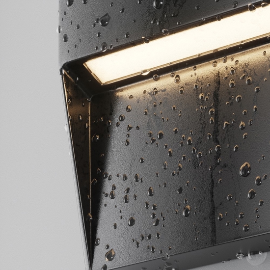 Maytoni mane segnapasso da esterno quadrato led 3000k ip54