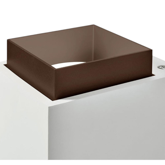 Applique da parete di gesso dettagli bronzon sforzin