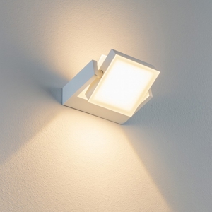 Vivida axella applique led 10w orientabile bianca per corridoio 3000k