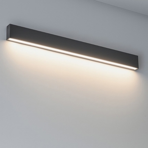 Linea light applique led 41w 3000k colore cemento box w1 mono emissione