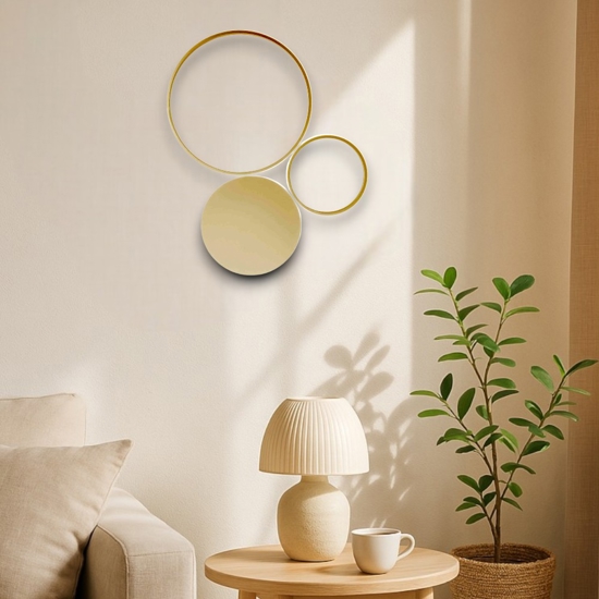 Applique led 42w 3000k pois pl oro pc ondaluce