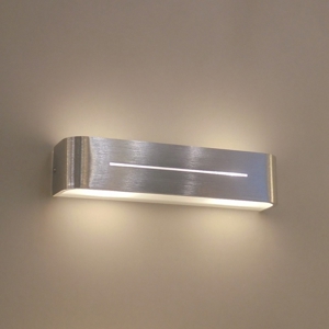 Posta ap2 lampada da parete orizzontale grigio ideal lux