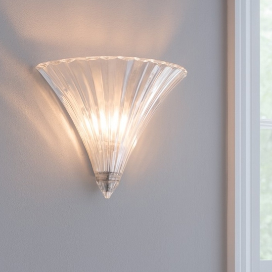 Santa ap1 small ideal lux applique di vetro
