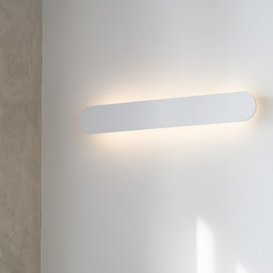 Echo ap d60 ideal lux applique led 30w 3000k bianca 60cm