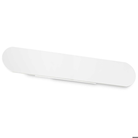 Echo ap d60 ideal lux applique led 30w 3000k bianca 60cm