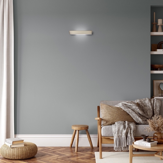 Applique led sabbia 24w 2700k 3000k 4000k moderna vivida hantera