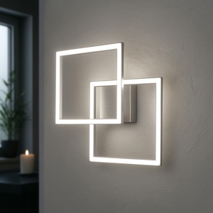 Gea luce afrodite applique da parete led 28w 3000k moderno