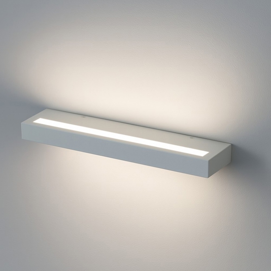 Gea luce gap applique da parete led 44w 3000k biemissione bianco