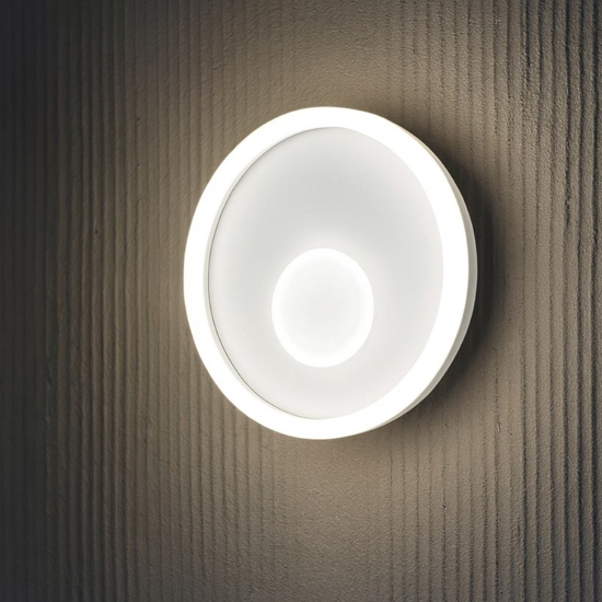 Gea luce melania applique da parete led 30w 4000k rotondo