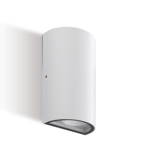 Applique per esterni led 12w 4000k bianca moderna ip54