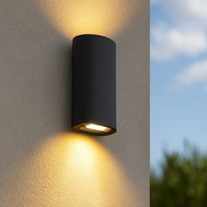 Applique biemissione per esterno grafite led 20w 4000k ip54