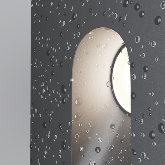 Maytoni via urbana segnapasso per esterno quadrato da incasso led 4000k ip54