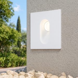 Maytoni via urbana segnapasso da esterno bianco moderno led 4000k ip54