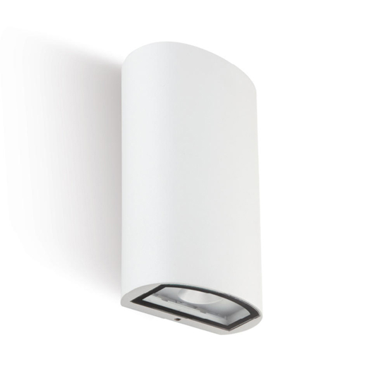 Applique bianca per esterno moderno led 12w 3000k ip54