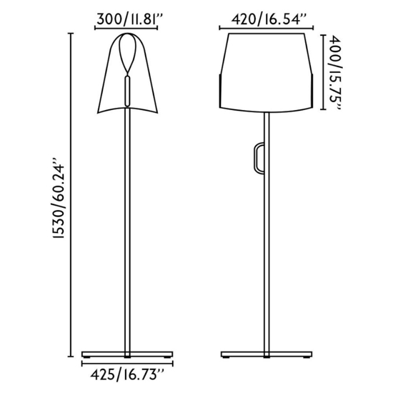 Lampada da terra per soggiorno design paralume pergamena beige