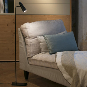 Lampade da terra design minimalista nera orientabile led 3000k