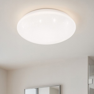 Eglo frania s plafoniera da bagno effetto cristalli led 4000k ip44