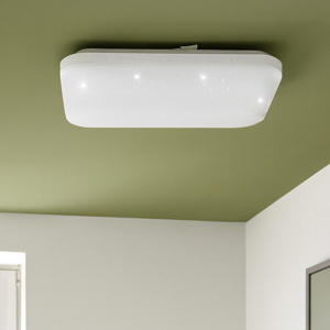 Eglo frania s plafoniera quadrata da bagno led 4000k ip44