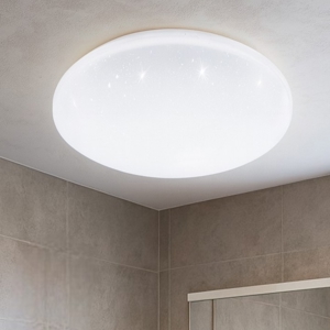Eglo frania s plafoniera da bagno moderna tonda led 3000k ip44