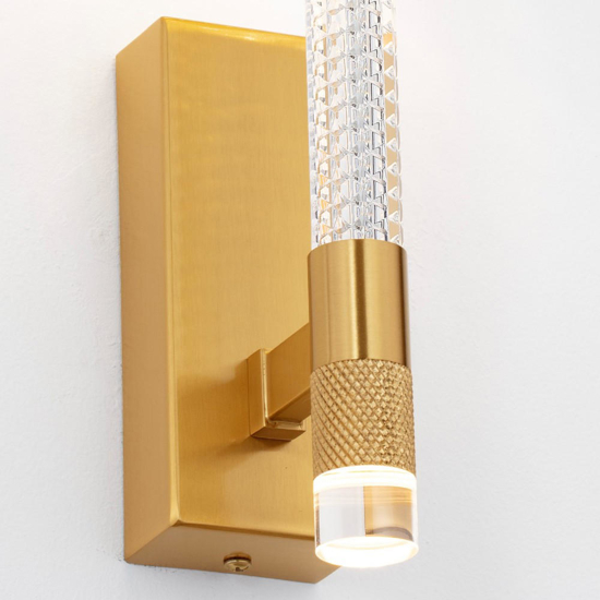 Applique camera da letto contemporanea led 8w 3000k