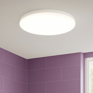 Eglo frania plafoniera da bagno circolare minimal led 3000k ip44