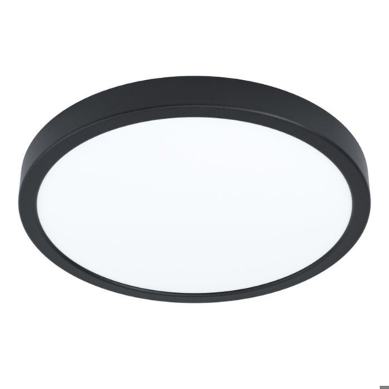 Eglo fueva 5 plafoniera tonda per bagno design minimal led 3000k ip44