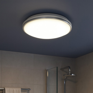 Eglo pinetto plafoniera da bagno colore cromo led 4000k ip44