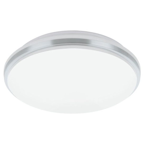 Eglo pinetto plafoniera da bagno colore cromo led 4000k ip44