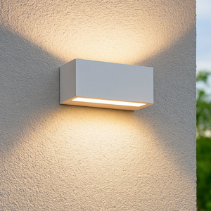 Applique da esterno rettangolare grigia led 36w 4000k moderna