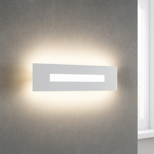 Applique led moderna bianco design wally top light