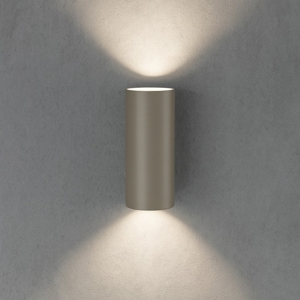 Applique da parete cilindro top light sabbia moderna