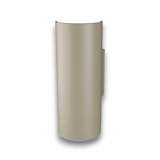 Applique da parete cilindro top light sabbia moderna