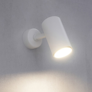 Isyluce lampada moderna cilindro bianco orientabile