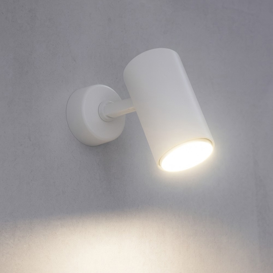 Isyluce lampada moderna cilindro bianco orientabile