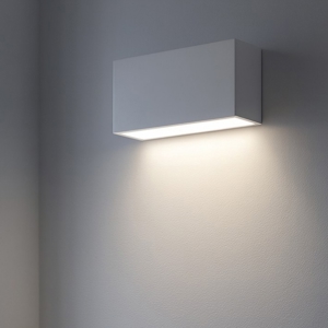 Applique led 6w 4000k linea light box w1 bianco mono emissione