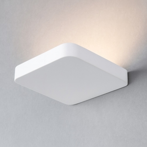 Applique led 12w 3000k mensola bianca moderna