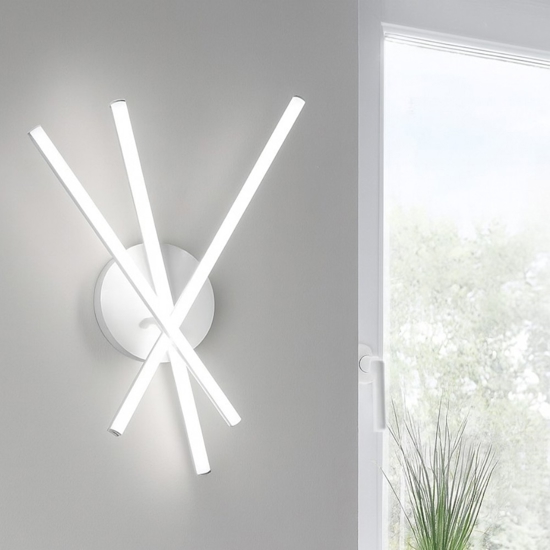 Gea luce tullia applique led 30w 4000k moderna