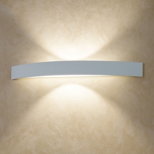 Applique curve linea light bianco led 35w 3000k moderna