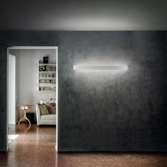 Applique curve linea light bianco led 35w 3000k moderna