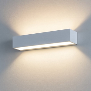 Top light bios applique da parete bianca led 12w 3000k 4000k bios