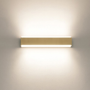 Top light applique bios oro rettangolare led 3000k 4000k