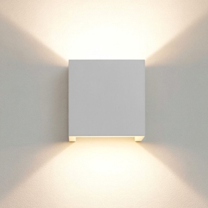 Flash ap1 small applique in gesso bianca ideal lux verniciabile