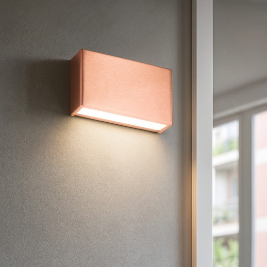 Box w1 rame led 5w 3000k mono emissione applique linea light