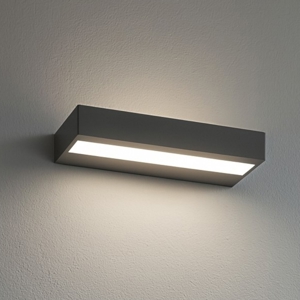 Applique led 3000k regolo linea light antracite 31cm