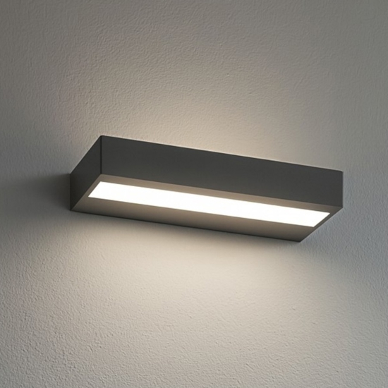 Applique led 3000k regolo linea light antracite 31cm