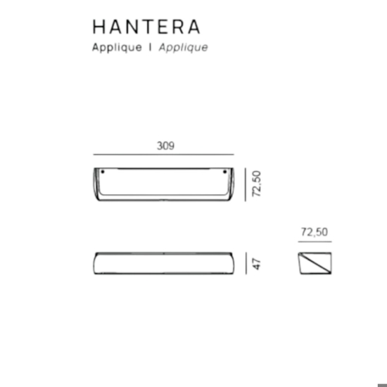 Applique vivida hantera bronzo design moderna led 24w 2700k 3000k 4000k