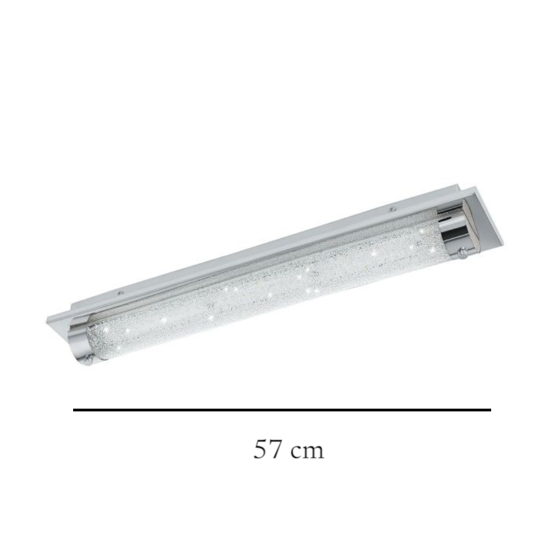 Eglo tolorico plafoniera da bagno particolare led 4000k ip44