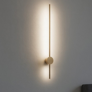 Gea luce enila applique da parete led 2ow 3000k colore oro
